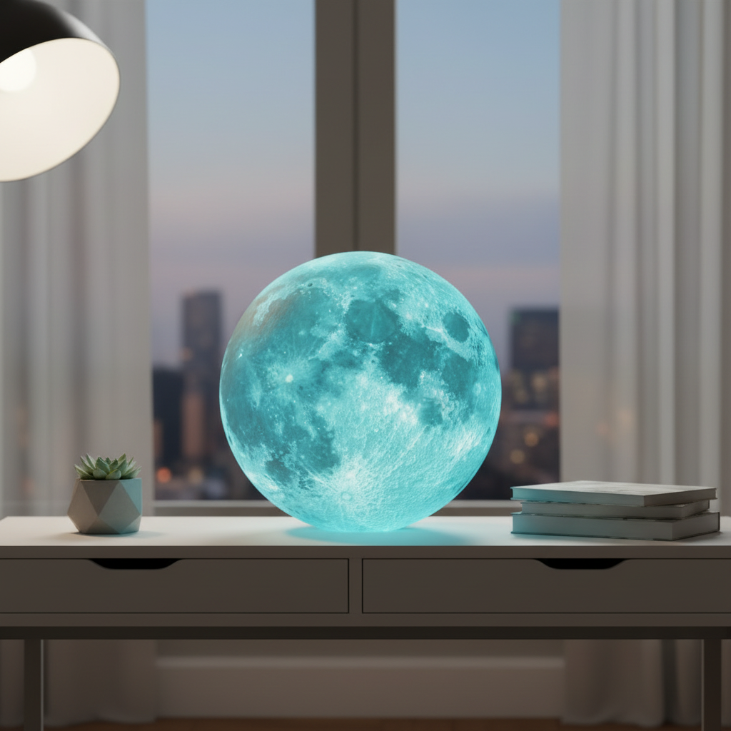 Blue Moon Lamp