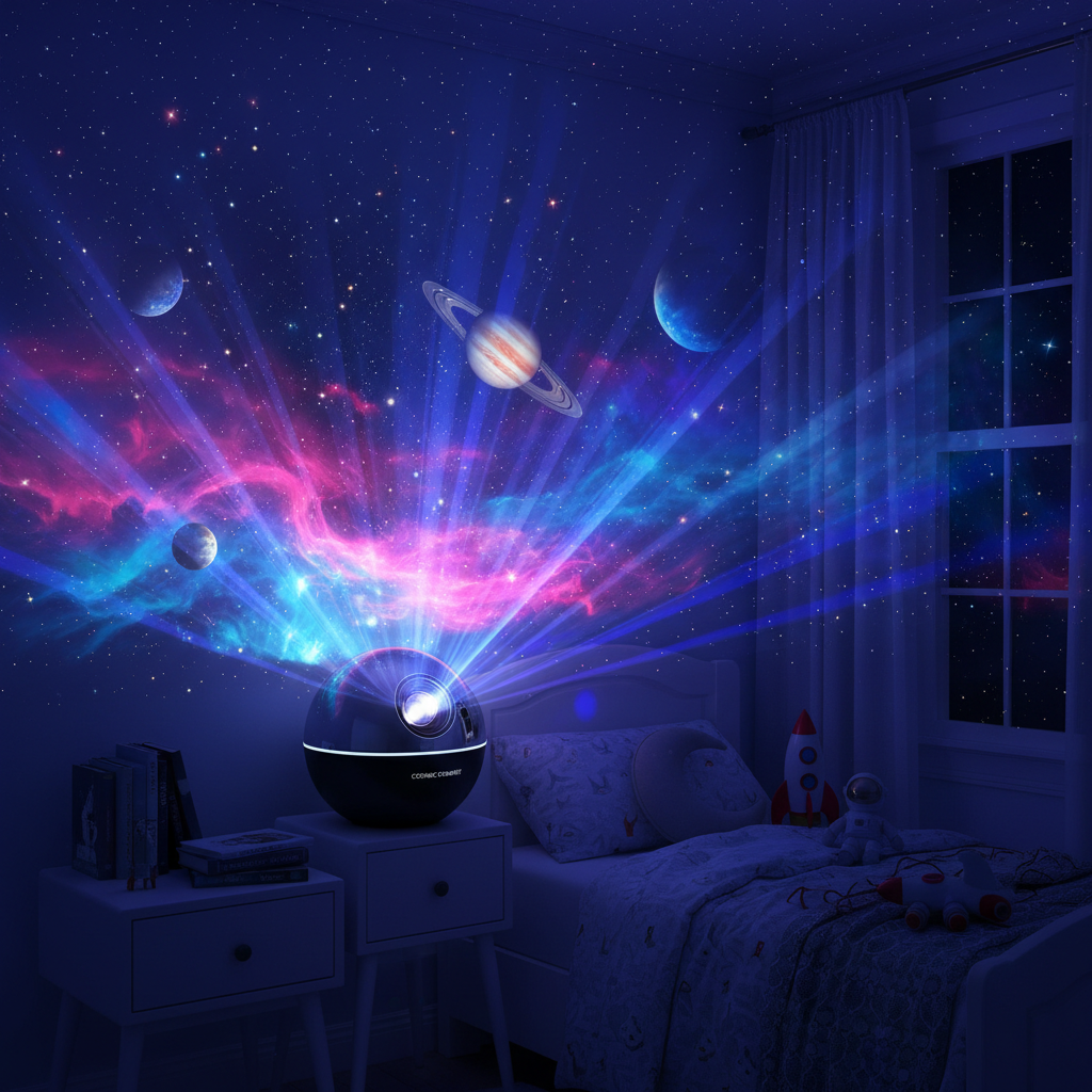 Galaxy Projector Kids Room